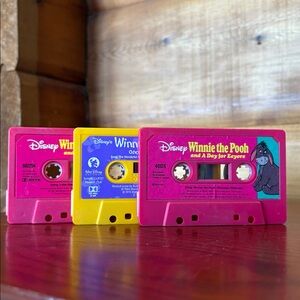 1990’s Winnie The Pooh Cassette Bundle of 3